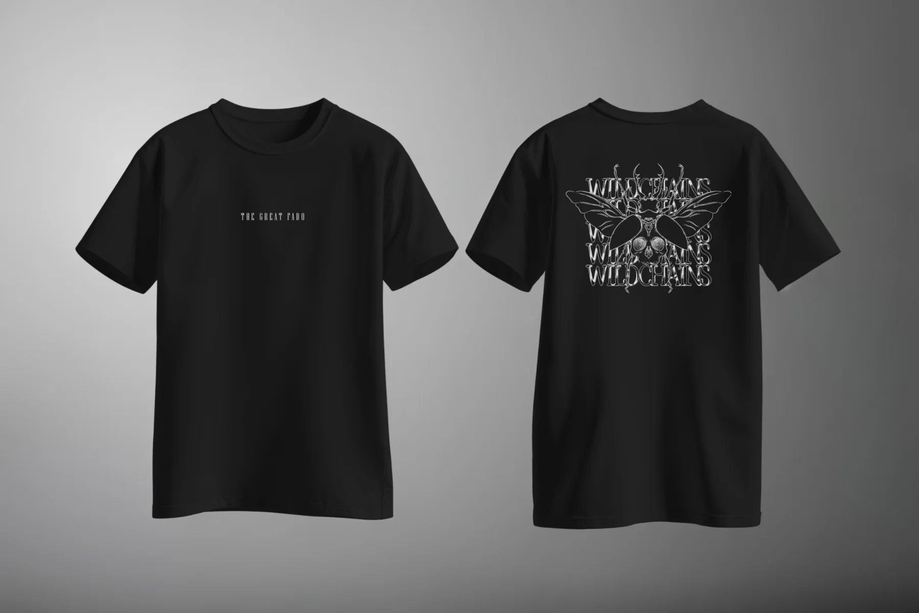 The Great Fado T-shirt — frente e verso
