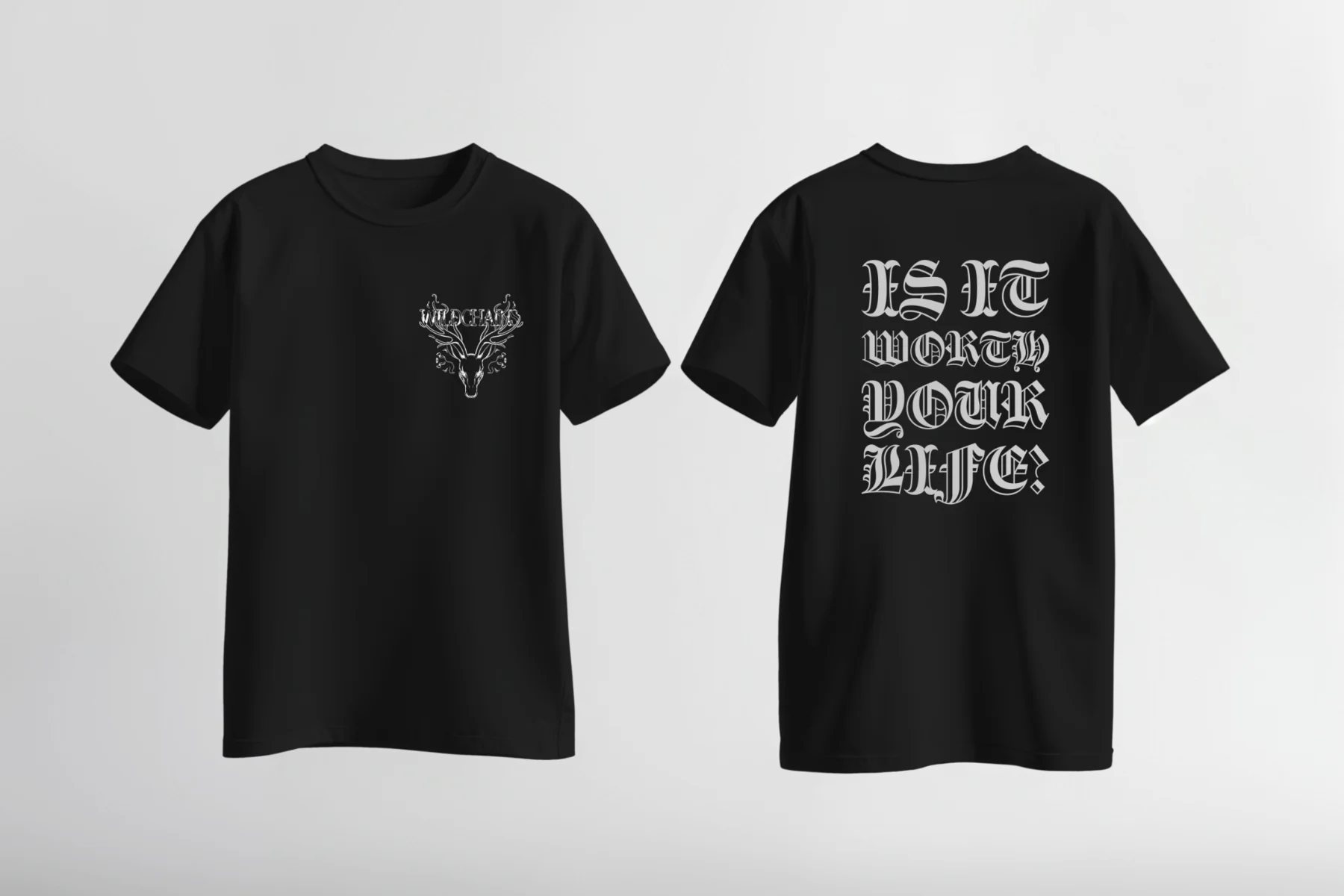 WILDCHAINS Is It Worth Your Life T-shirt